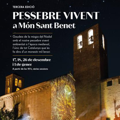 Pessebre Vivent a Món Sant Benet, 2022