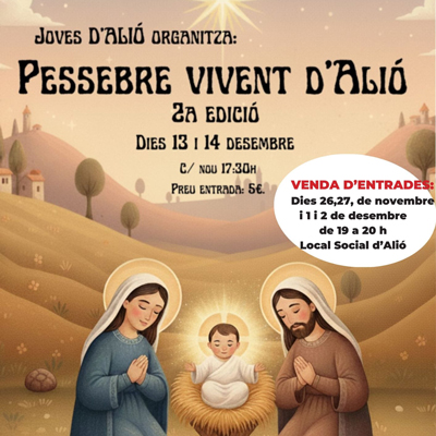 Pessebre Vivent d'Alió, 2025