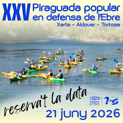 XXV Piraguada en defensa de l'Ebre - 2026