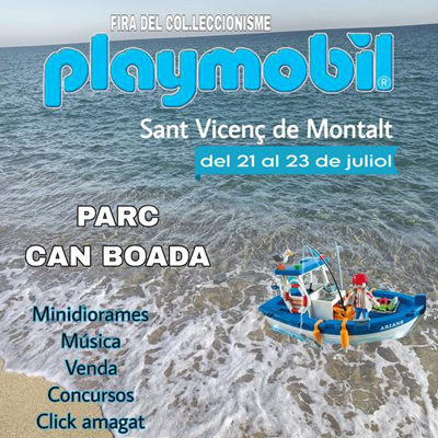 Fira de col·leccionisme Playmobil a Sant Vicenç de Montalt 2023