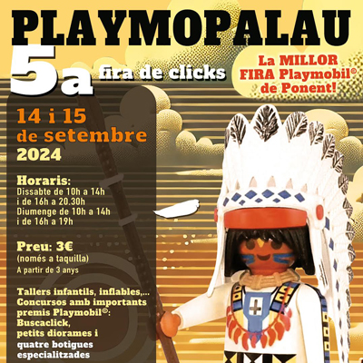 Playmopalau, 5a fira de clicks del Pla d'Urgell - El Palau d'Anglesola 2024