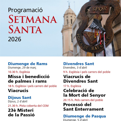 Setmana Santa a La Pobla de Mafumet, 2026