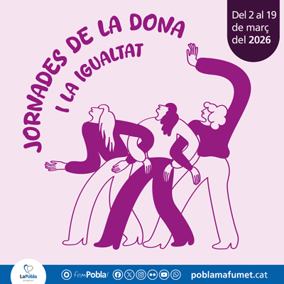 Jornades de la Dona i Igualtat de La Pobla de Mafumet, 2026