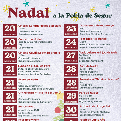 Nadal a la Pobla de Segur, 2024