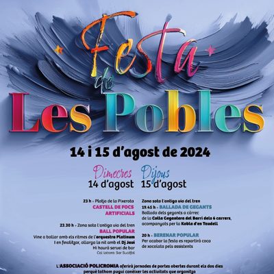 Festa Major de Les Pobles, Mont-roig del Camp, 2024