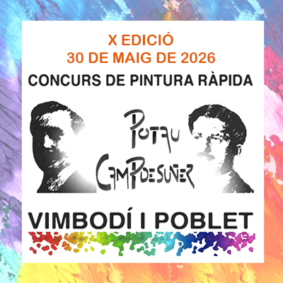 Concurs de Pintura Ràpida Potau-Campdesuñer, Vimbodí i Poblet, 2026