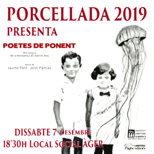 Recital poètic 'Porcellada' a Àger, 2019