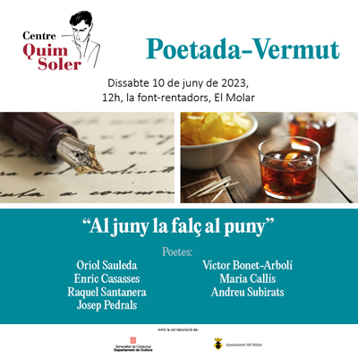 Poetada 'Al juny la falç al puny', Centre Quim Soler, El Molar, 2023