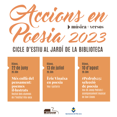 Cicle 'Accions en poesia', Vila-seca, 2023