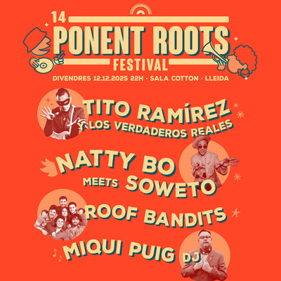 14è Ponent Roots Festival, Lleida, 2025