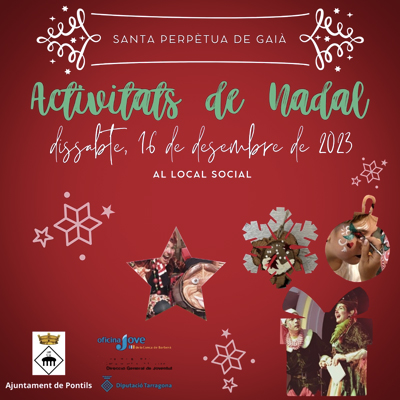 Activitats de Nadal a Santa Perpètua de Gaià, Pontils, 2023