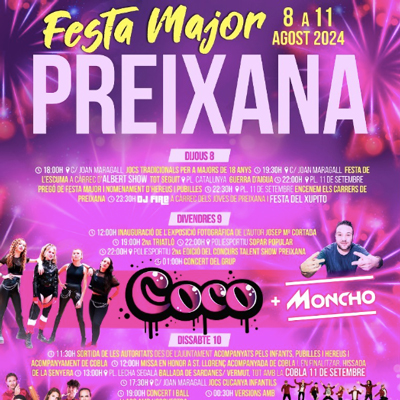 Festa Major de Preixana, 2024