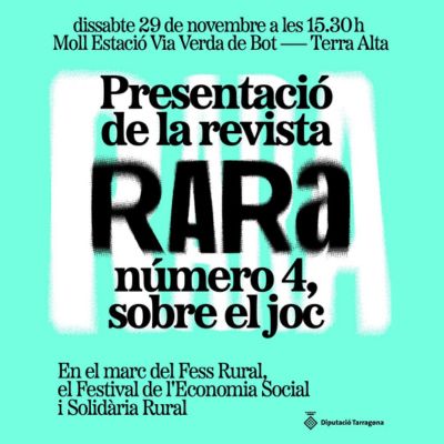 Presentació de la revista 'Rara' nº4 al FESSrural, 2025, 