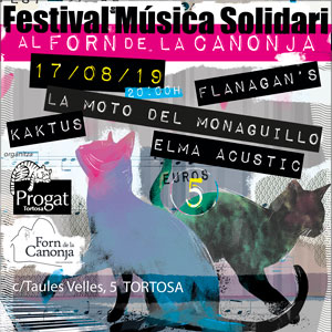 Festival de Música Solidari - Progat Tortosa 2019