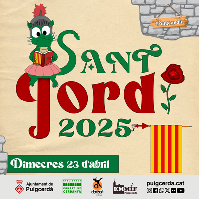 Diada de Sant Jordi a Puigcerdà, 2025