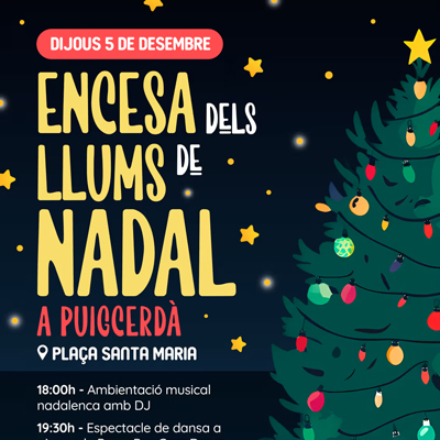 Encesa dels Llums de Nadal a Puigcerdà, 2024