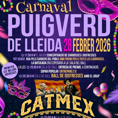 Carnaval a Puigverd de Lleida, 2026