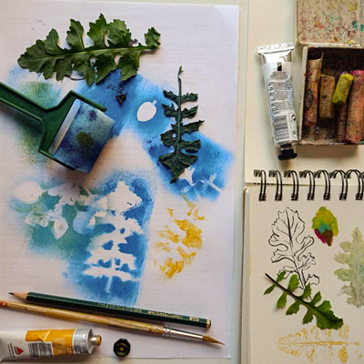 Taller 'Quadern de tardor: Una aproximació a la botànica des de l'art', Monestir de Pedralbes, 2025