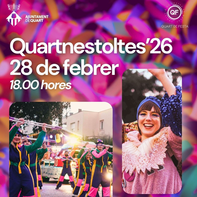 Quartnestoltes, Carnestoltes de Quart, 2026