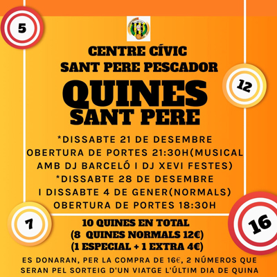 Quines - Sant Pere Pescador 2024