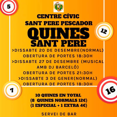 Quines - Sant Pere Pescador 2025