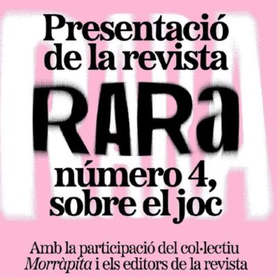 Revista 'Rara' nº4, Surtdecasa, Rara nº4, Rara