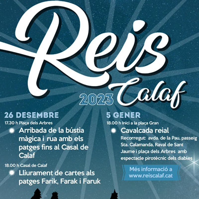 Cavalcada de Reis a Calaf 2023