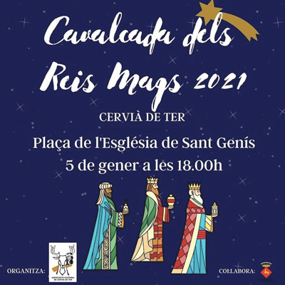 Cavalcada de Reis a Cervià de Ter, 2022