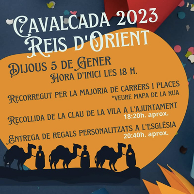 Cavalcada de Reis a La Pobla de Lillet, 2023
