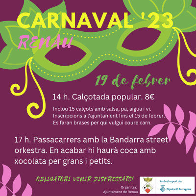 Carnaval a Renau, 2023