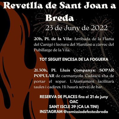 Revetlla de Sant Joan - Breda 2022