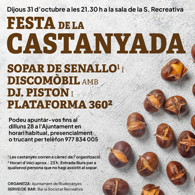 Castanyada a Riudecanyes, 2024