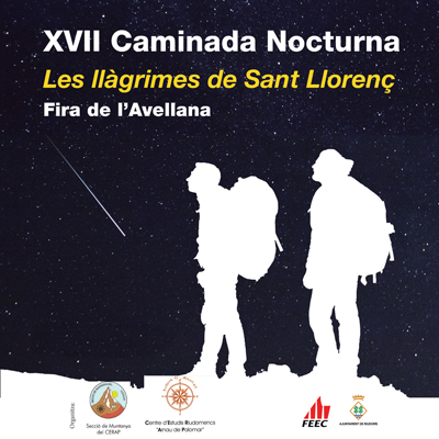 17a Caminada Nocturna 'Les llàgrimes de Sant Llorenç', CERAP, Riudoms, 2024