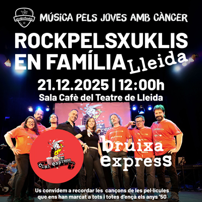 RockpelsXuklis amb família a Lleida, Cafè del Teatre, 2025