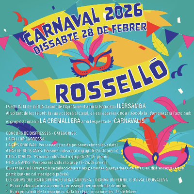 Carnaval a Rosselló, 2026