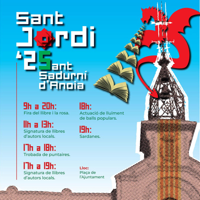 Diada de Sant Jordi a Sant Sadurní d'Anoia