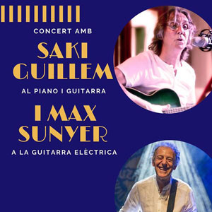 Concert amb Saki Guillem i Max Sunyer - La Pobla de Massaluca 2020