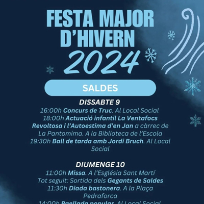 Festa Major d'Hivern de Saldes, 2024