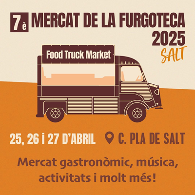 Mercat de la furgoteca, Food Truck Market & Co a Salt, 2025