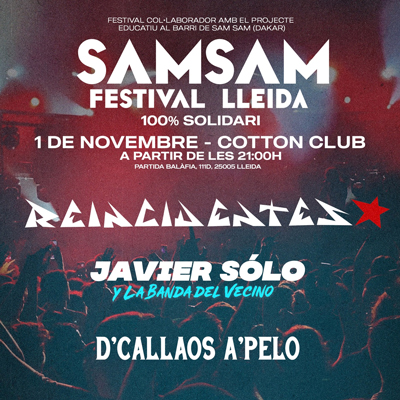 SamSam Festival Lleida, Cotton Club, Lleida, 2024