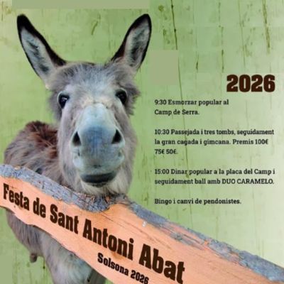 Festa de Sant Antoni a Solsona 2026, Festa de Sant Antoni a Solsona, Solsona, 2026, 