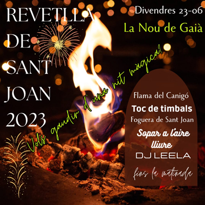 Revetlla de Sant Joan a La Nou de Gaià 2023