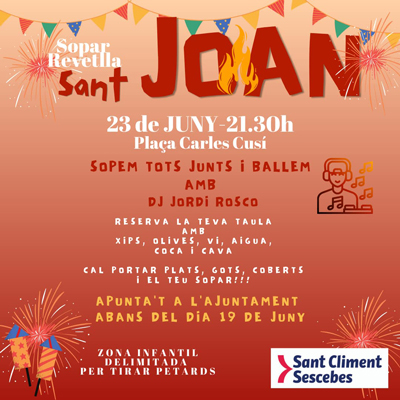Revetlla de Sant Joan - Sant Climent Sescebes 2024