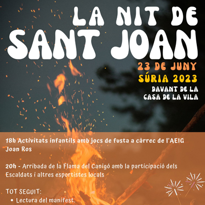Nit de Sant Joan a Súria 2023