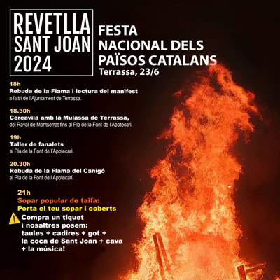 Revetlla de Sant Joan a Terrassa 2024