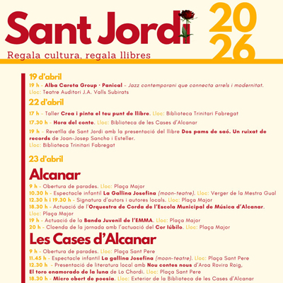Sant Jordi - Alcanar 2026