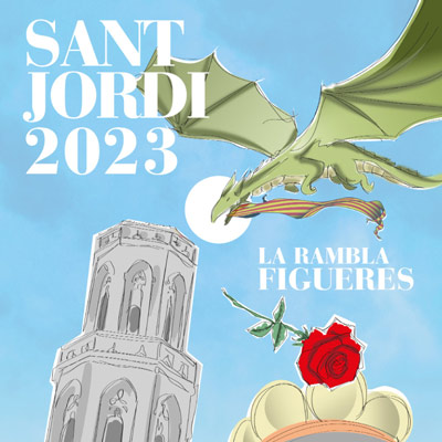 Sant Jordi a Figueres 2023