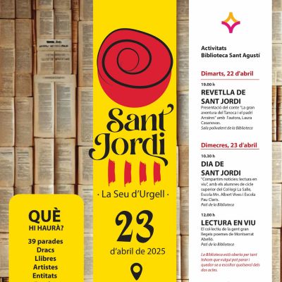 Diada de Sant Jordi a La Seu d'Urgell 2025, Diada de Sant Jordi a La Seu d'Urgell, La Seu d'Urgell, 2025, Sant Jordi, 