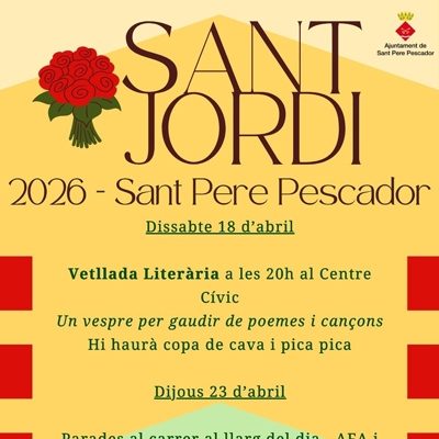 Sant Jordi - Sant Pere Pescador 2026
