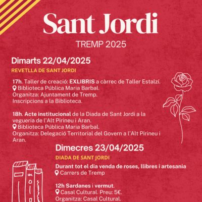 Sant Jordi a Tremp 2025, Sant Jordi a Tremp, Tremp, 2025, 